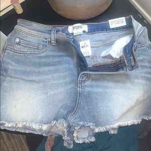 Pink Vs Jean shorts